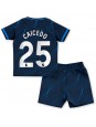 Chelsea Moises Caicedo #25 Vieraspaita Lasten 2023-24 Lyhythihainen (+ shortsit)